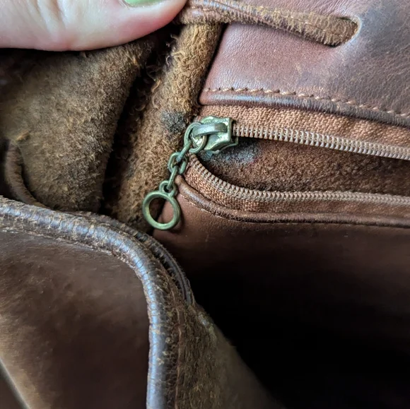 Vintage Coach Cognac Leather Backpack - Picture 14 of 16